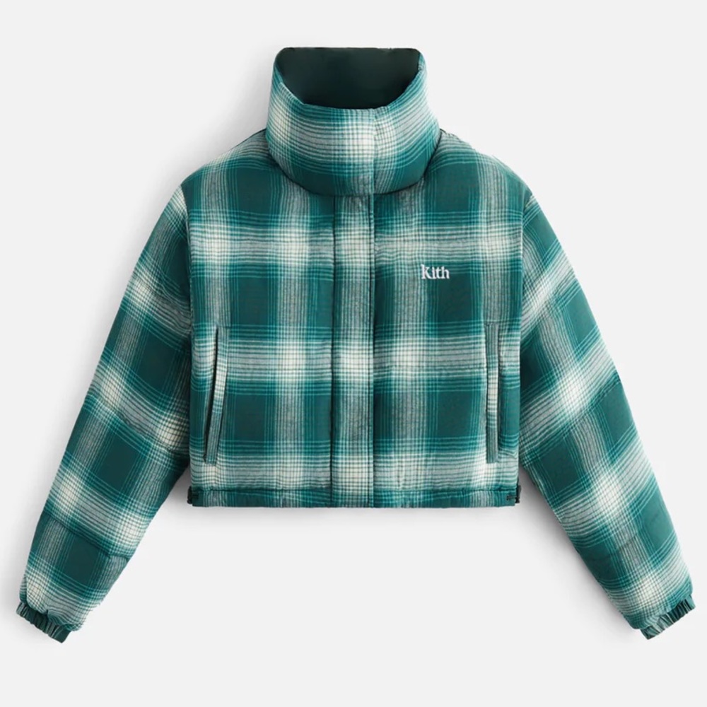 KITH Shae Cropped
Reversible Puffer Green